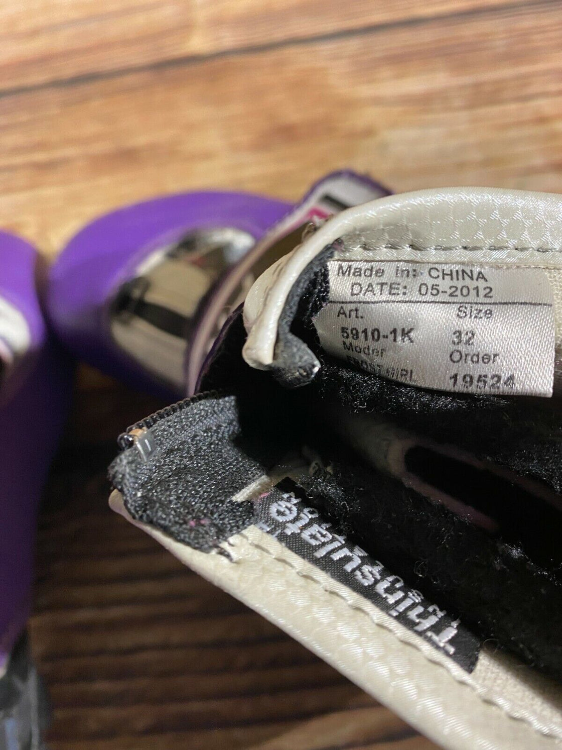 Alpina Frost Kids Nordic Cross Country Ski Boots Size EU32 US1.5 for NNN A-387