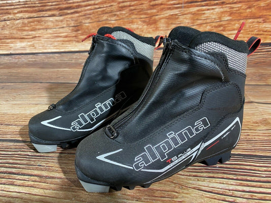 Alpina T5plus Cross Country Ski Boots Classic NNN EU 31 US 13 Kids 205mm A-368