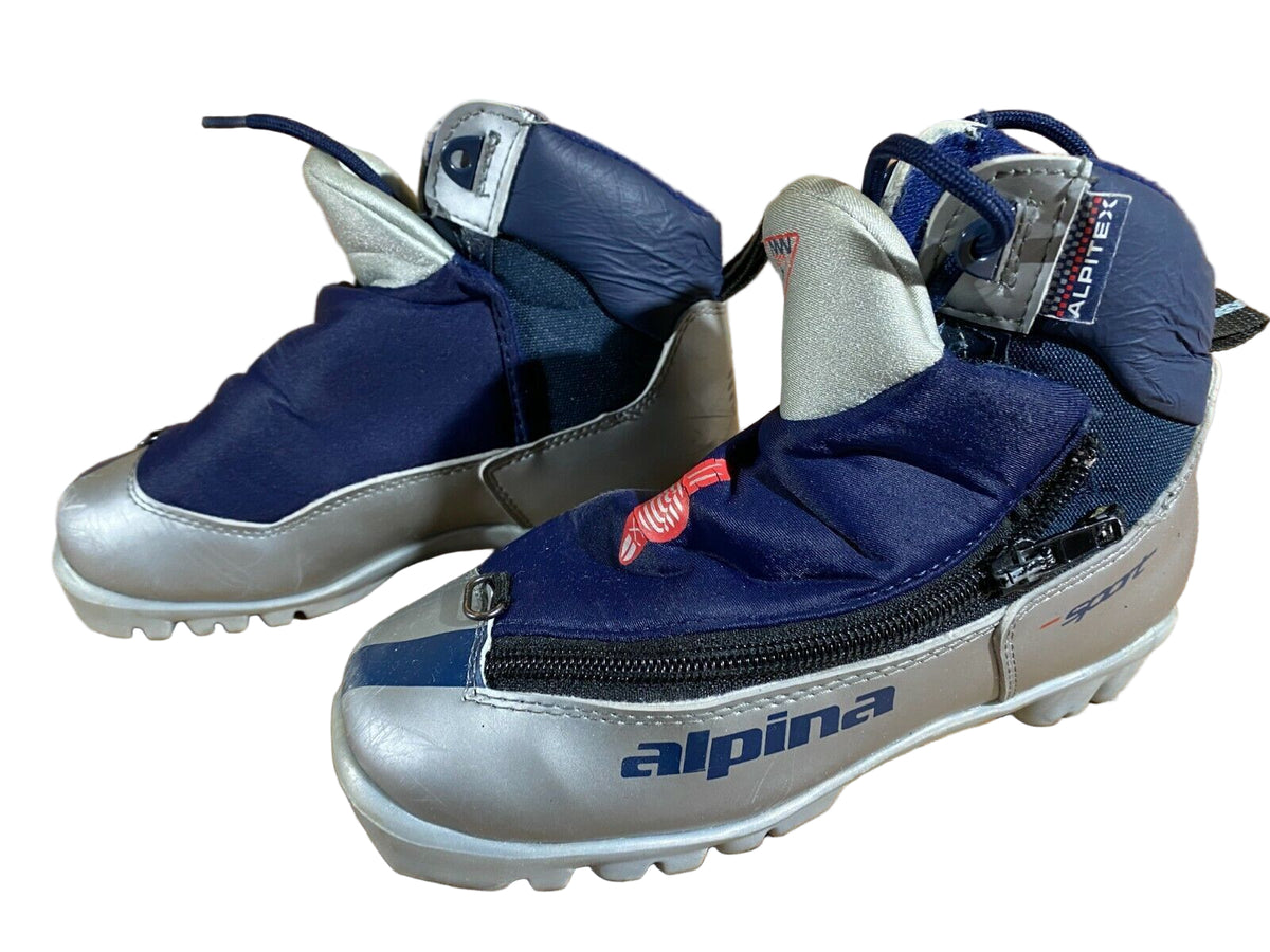 Alpina 311 Cross Country Ski Boots Classic NNN EU 33 US 2 Kids 215mm A-271