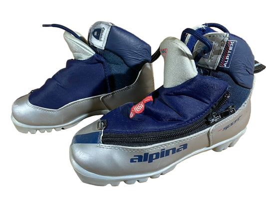 Alpina 311 Cross Country Ski Boots Classic NNN EU 33 US 2 Kids 215mm A-271