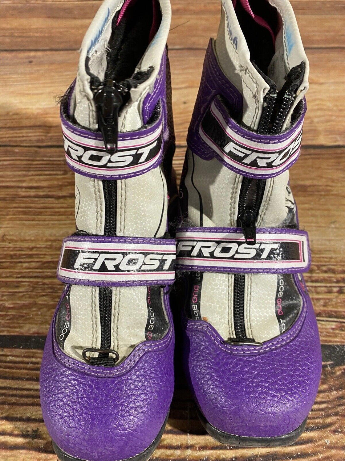 Alpina Kids Frost Nordic Cross Country Ski Boots Size EU31 US12.5 NNN A-711