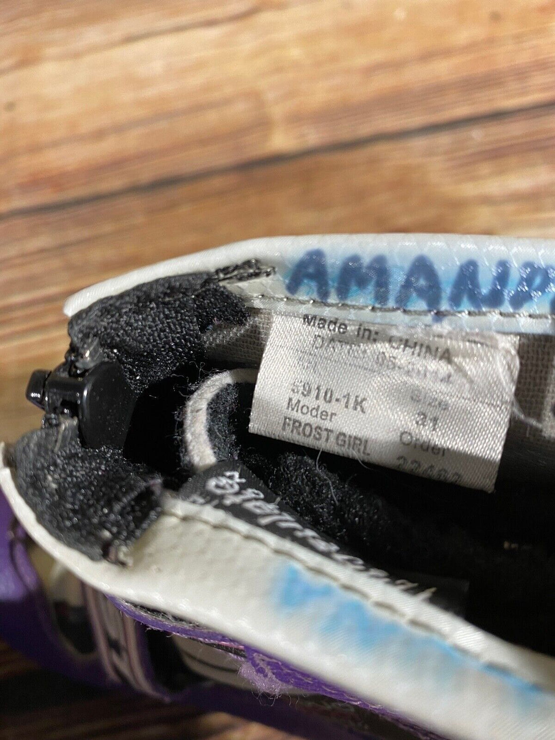 Alpina Kids Frost Nordic Cross Country Ski Boots Size EU31 US12.5 NNN A-711