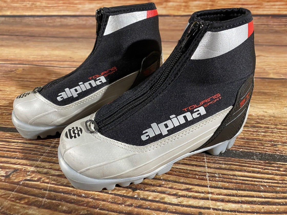 Alpina ST10jr Kids Nordic Cross Country Ski Boots Size EU29 US11 NNN A-970