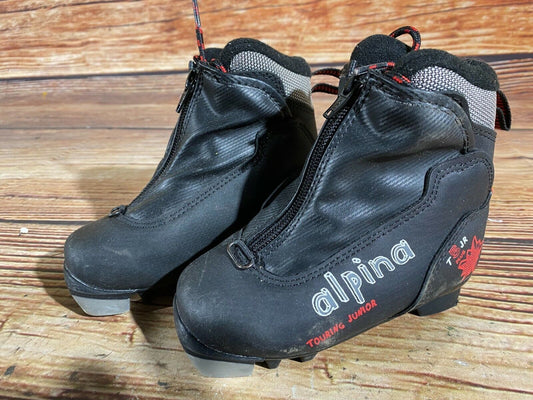 Alpina T5jr Cross Country Ski Boots Classic NNN EU 26 US 9 Kids 174mm A-234