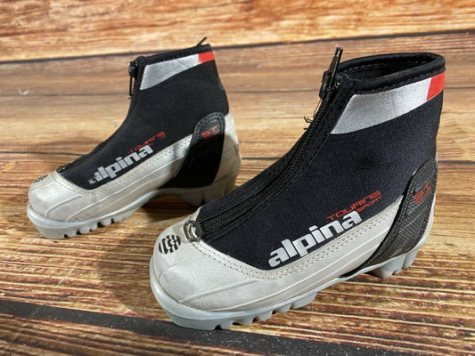 Alpina ST10jr Cross Country Ski Boots Classic NNN EU 27 US 10 Kids 185mm A-472