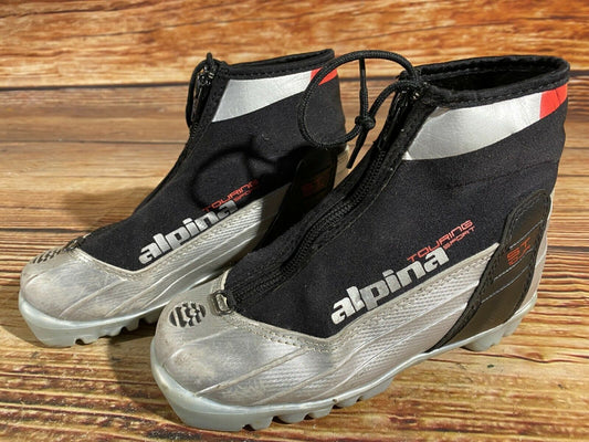 Alpina ST10jr Cross Country Ski Boots Classic NNN EU 31 US 13 Kids 205mm A-350