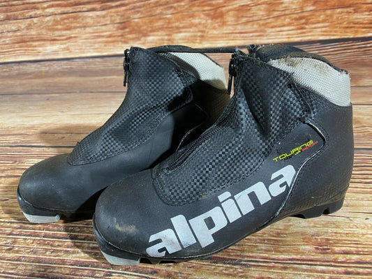 Alpina Touring Cross Country Ski Boots Classic NNN EU 35 US 3.5 Kids 230mm A-286