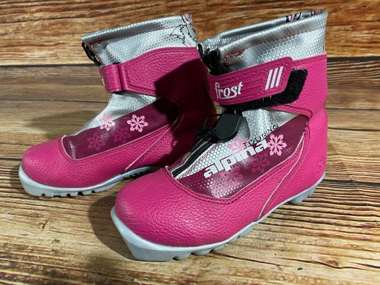 Alpina Frost Cross Country Ski Boots Classic NNN EU 34 US 3 Kids 220mm A-218