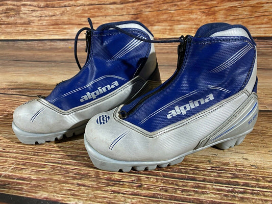 Alpina ST20jr Cross Country Ski Boots Classic NNN EU 32 US 1.5 Kids 210mm A-208