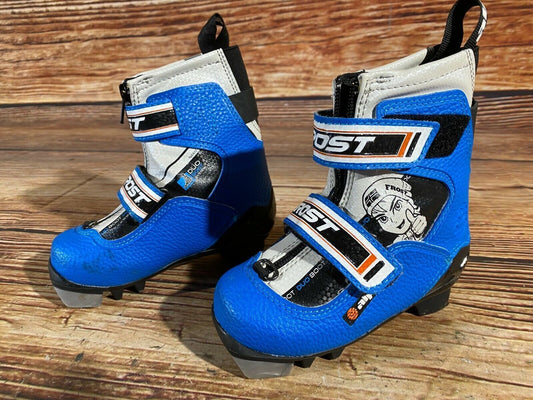 Alpina Frost Cross Country Ski Boots Classic NNN EU 25 US 8.5 Kids 168mm A-94