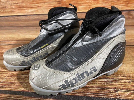 Alpina SR20jr Cross Country Ski Boots Classic NNN EU 33 US 2 Kids 215mm A-775