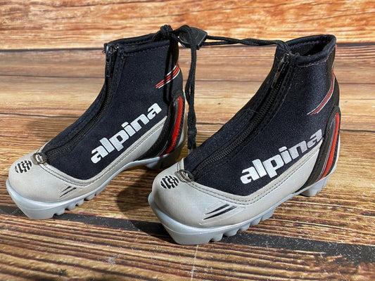 Alpina ST10 Cross Country Ski Boots Classic NNN EU 28 US 10.5 Kids 185mm A-733