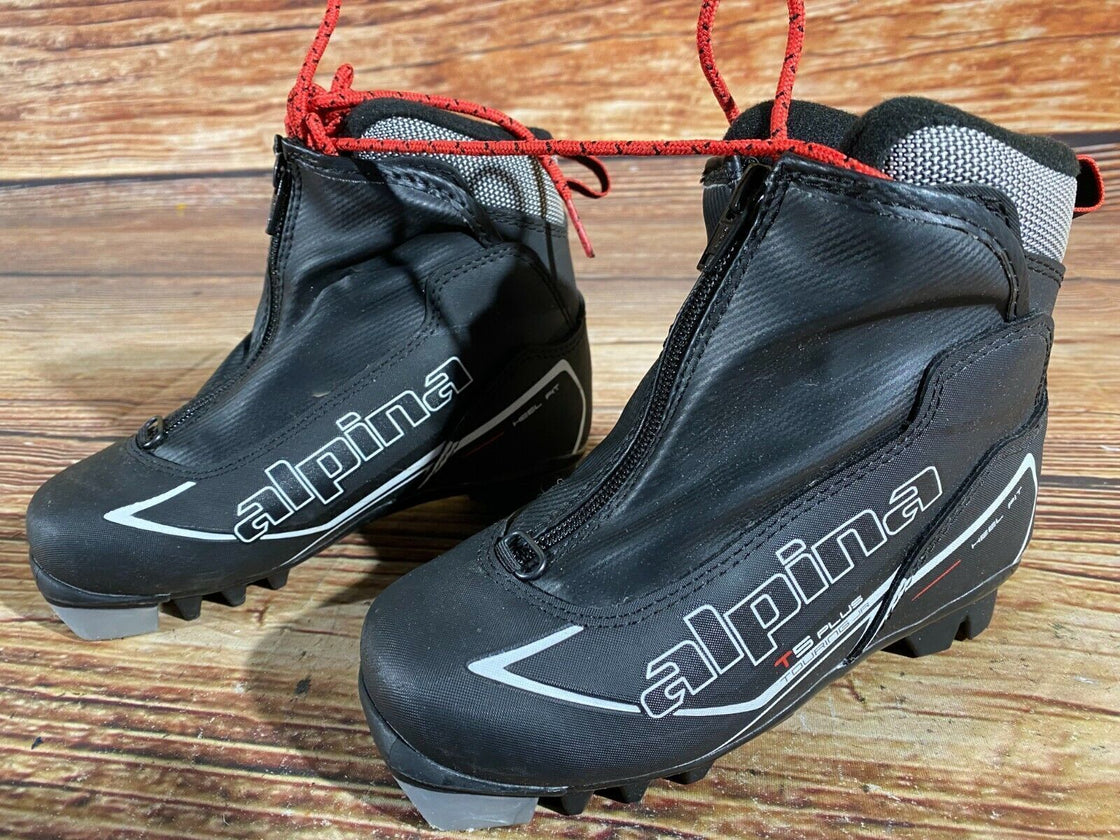 Alpina T5 Plus Kids Nordic Cross Country Ski Boots Size EU31 US12.5for NNN A-251