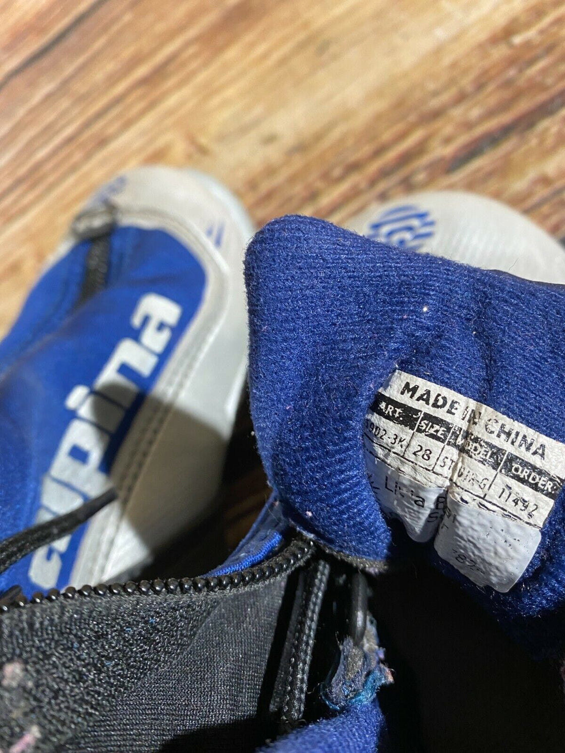 Alpina ST10jr Kids Nordic Cross Country Ski Boots Size EU28 US10.5 for NNN A-199