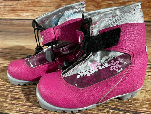 Alpina Frost Cross Country Ski Boots Classic NNN EU 32 US 1.5 Kids 210mm A-222