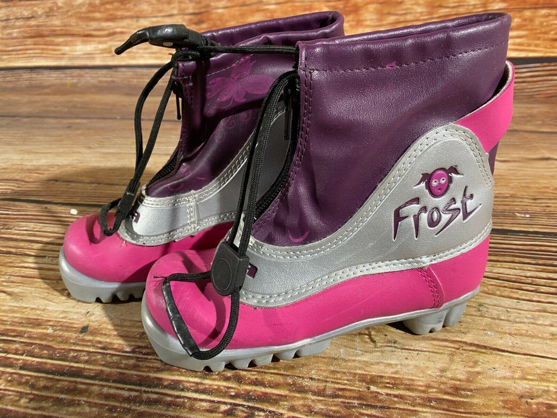 Alpina Frost Kids Nordic Cross Country Ski Boots Size EU28 US10.5 for NNN A-221