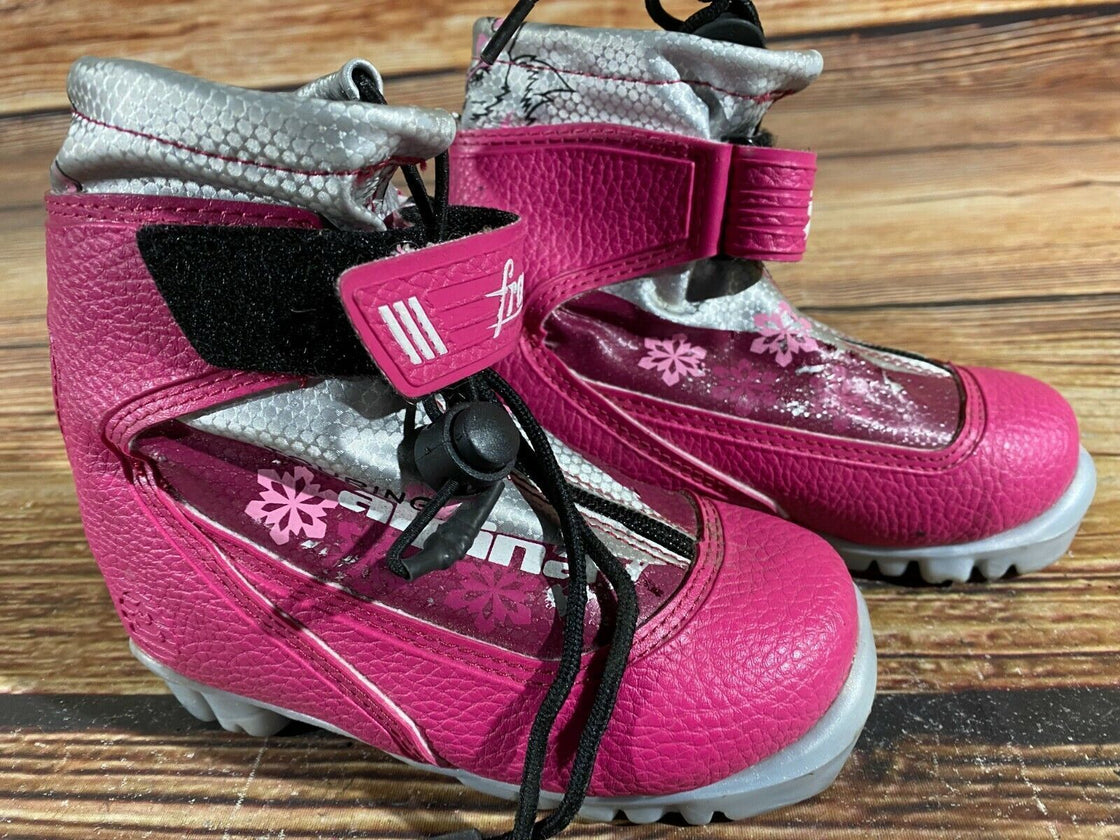Alpina Frost Kids Nordic Cross Country Ski Boots Size EU26 US9 for NNN A-327