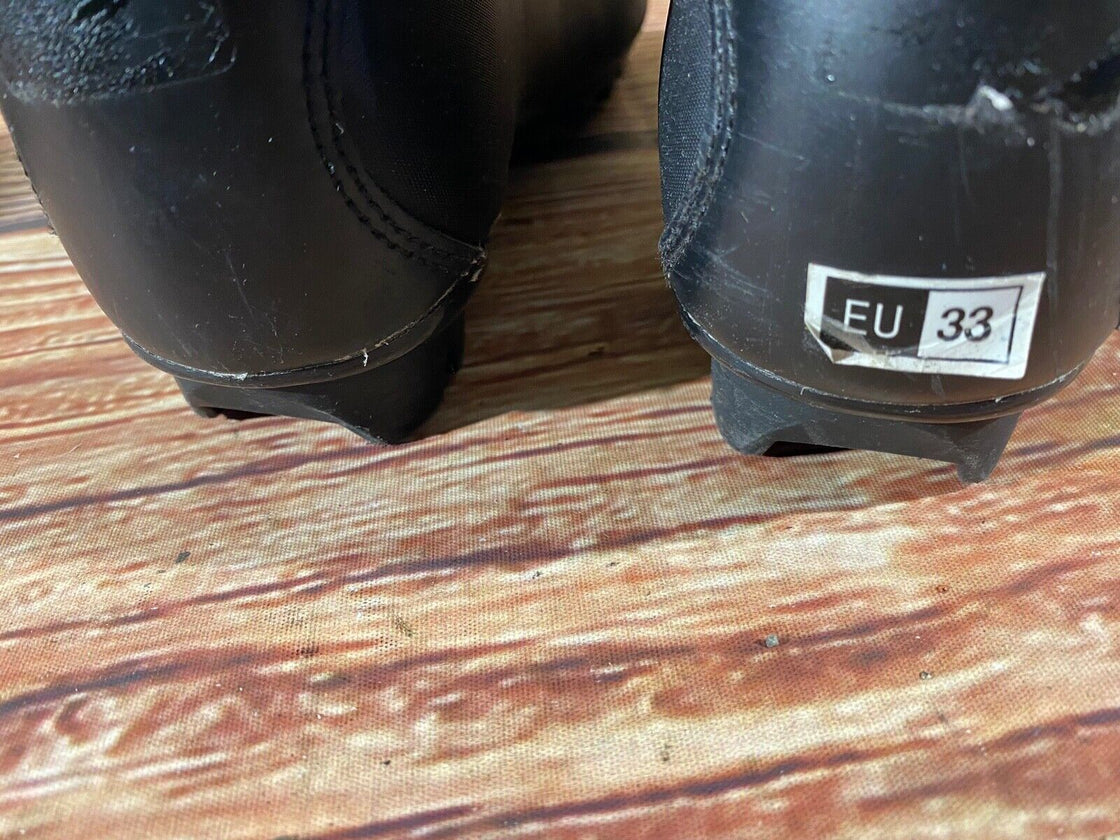 Rossignol Kids Nordic Cross Country Ski Boots Size EU33 U2 NNN O32