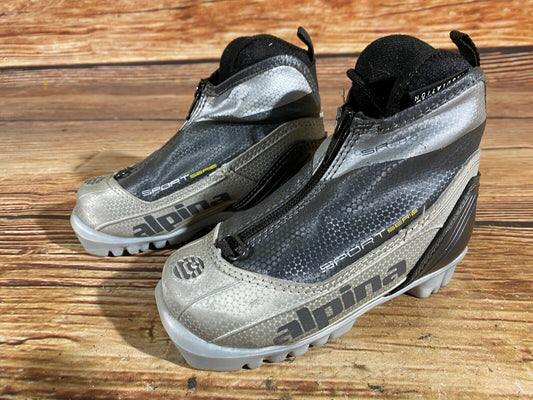 Alpina SR20jr Cross Country Ski Boots Classic NNN EU 27 US 10 Kids 185mm A-239