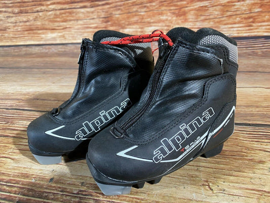 Alpina T5 Plus Cross Country Ski Boots Classic NNN EU 25 US 8.5 Kids 168mm A-119