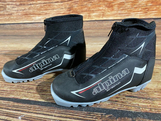 Alpina Touring Cross Country Ski Boots Classic NNN EU 34 US 3 Kids 220mm A-173