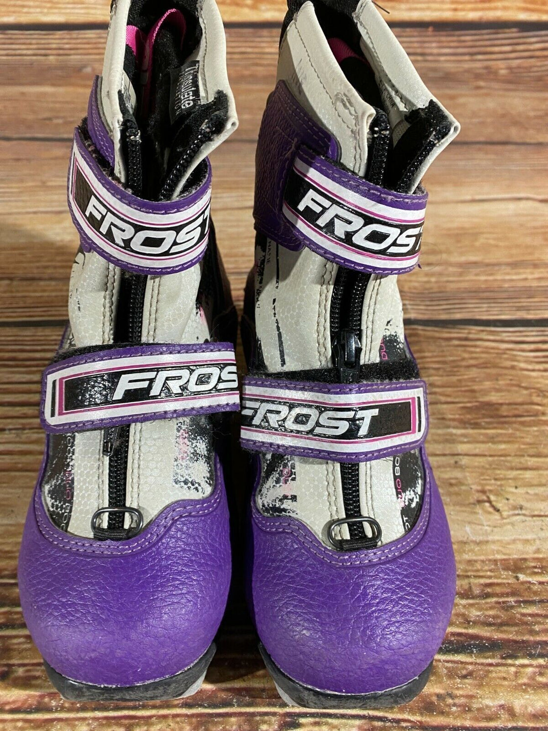Alpina Frost Kids Nordic Cross Country Ski Boots Size EU30 US12 for NNN A-296