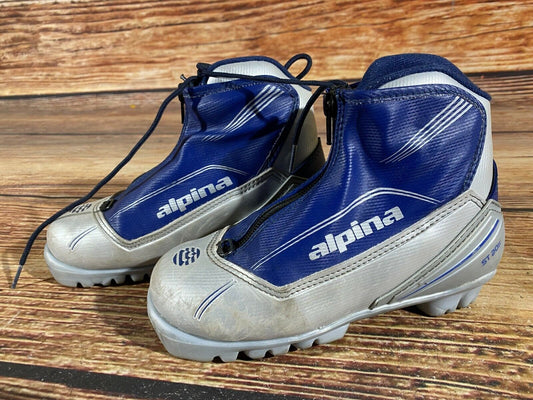 Alpina ST20jr Cross Country Ski Boots Classic NNN EU 32 US 1.5 Kids 210mm A-205