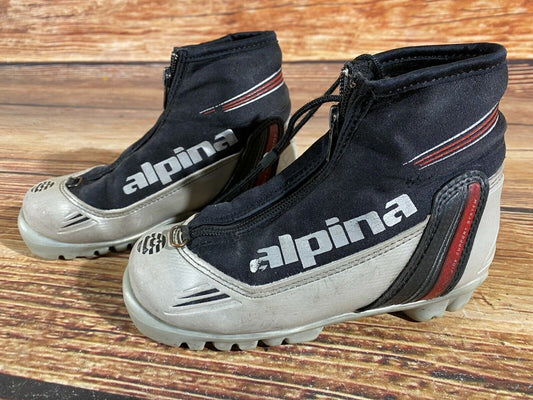 Alpina ST10jr Cross Country Ski Boots Classic NNN EU 33 US 2 Kids 215mm A-213