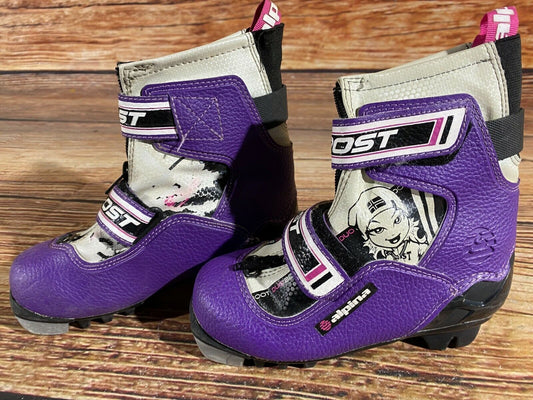 Alpina Frost Cross Country Ski Boots Classic NNN EU 29 US 11.5 Kids 195mm A-336