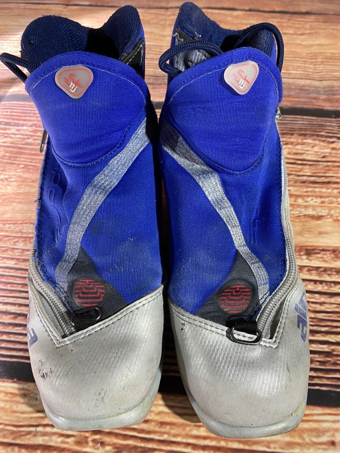 Alpina ST11j Nordic Cross Country Ski Boots Kids Size EU34 US3 NNN A-1080