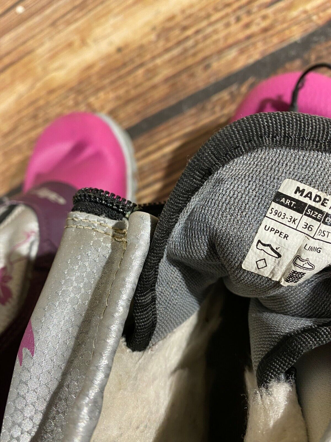 Alpina Frost Kids Nordic Cross Country Ski Boots Size EU36 US4.5 for NNN A-223