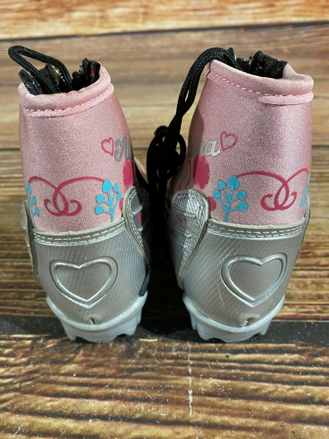 Alpina ST10jr Kids Nordic Cross Country Ski Boots KSize EU25 US8.5 for NNN A-121