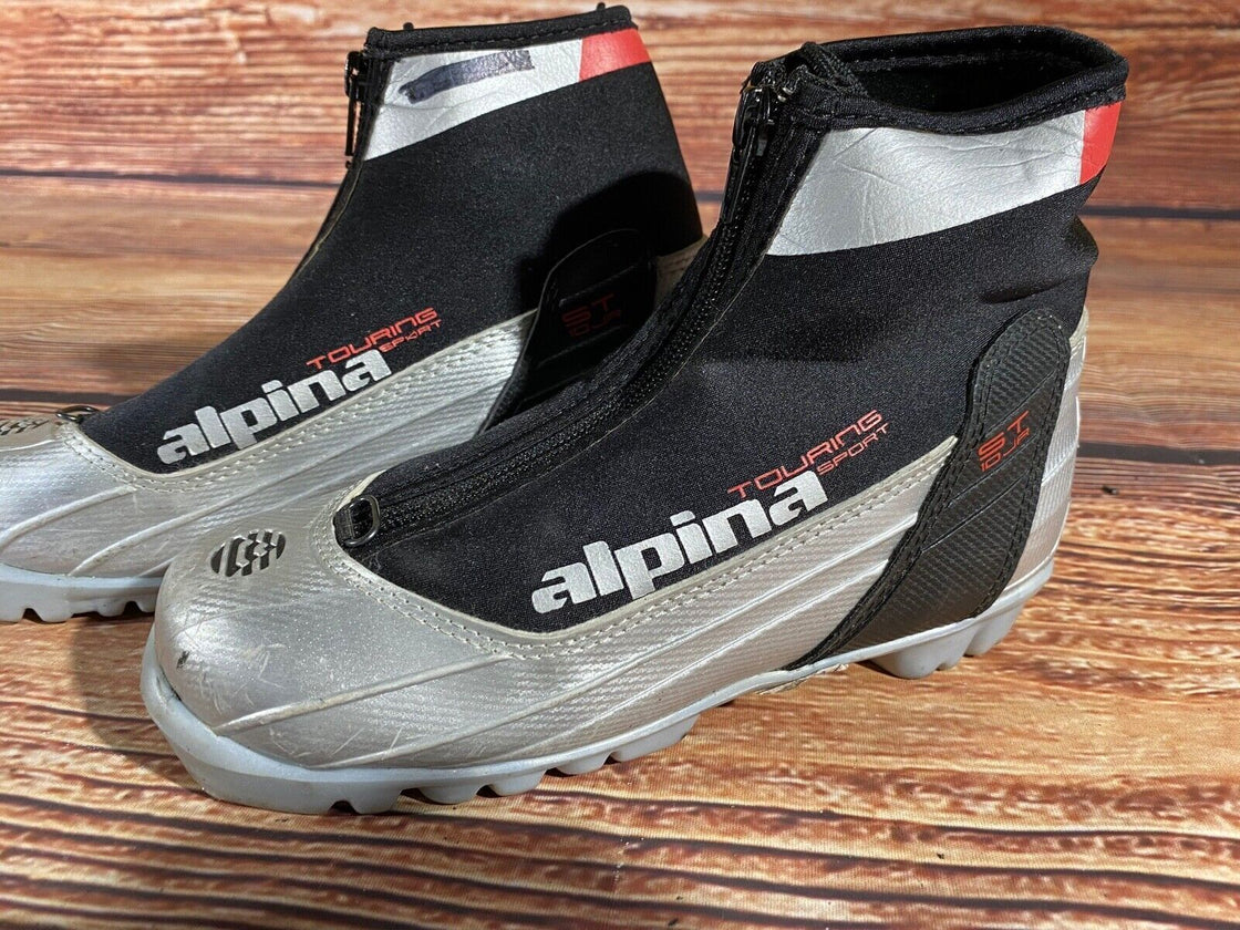 Alpina ST10jr Nordic Cross Country Ski Boots Kids Size EU34 US3 NNN A-1096