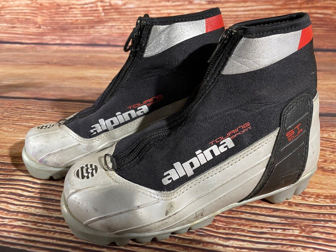 Alpina ST10jr Nordic Cross Country Ski Boots Kids Size EU34 US3 NNN A-1093