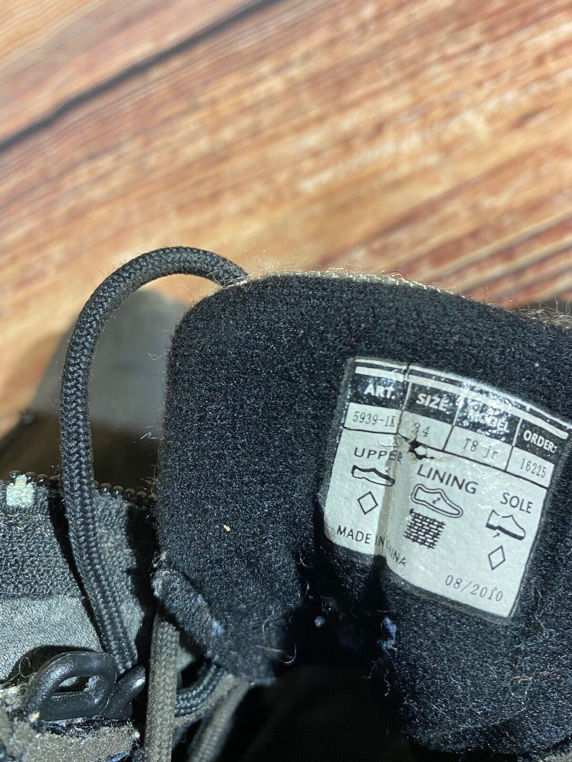 Alpina Touring Kids Nordic Cross Country Ski Boots Size EU34 US3 NNN A-1266