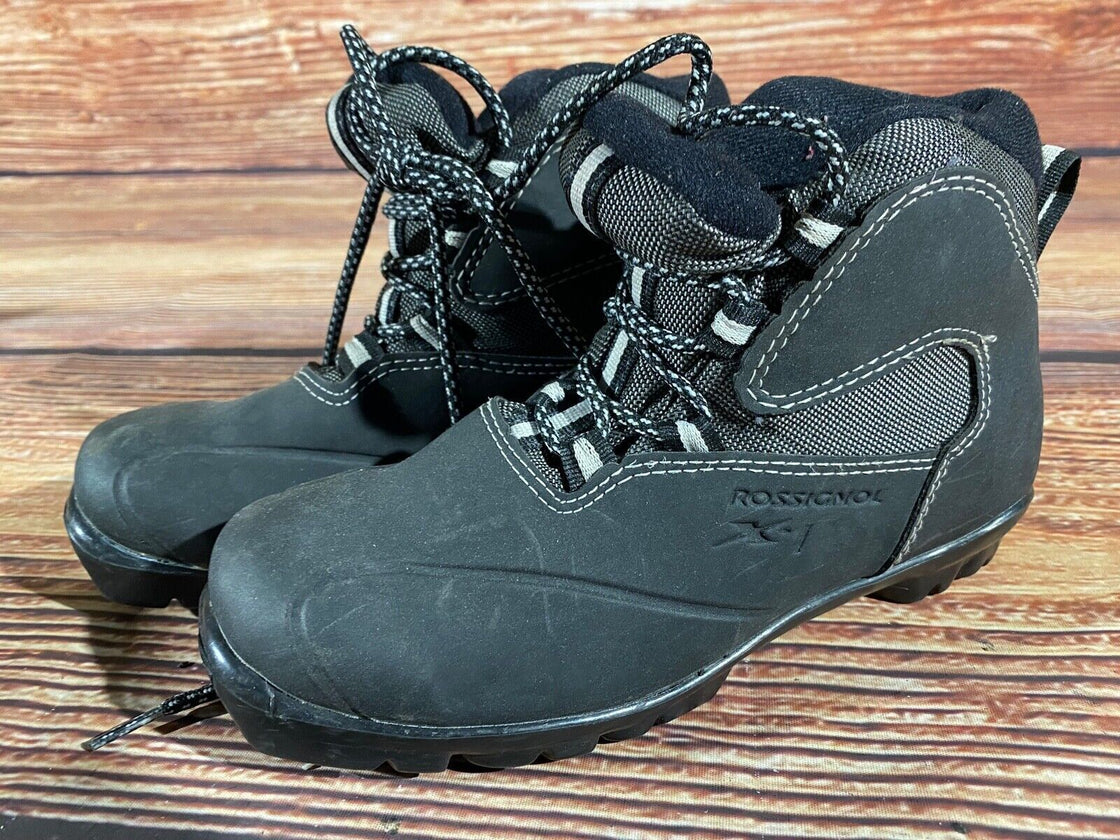 Rossignol X1 Kids Nordic Cross Country Ski Boots Size EU37 US5 NNN O28