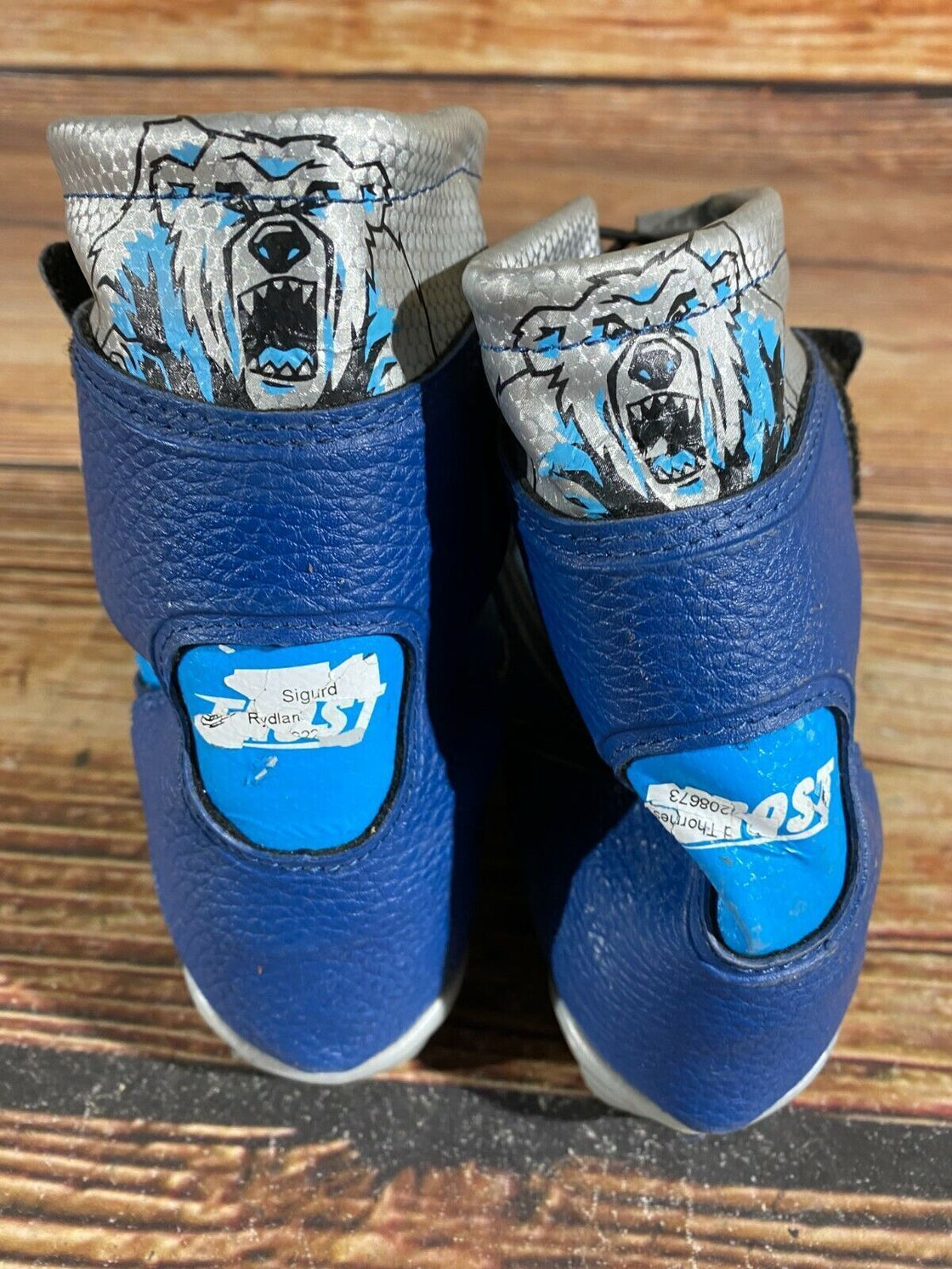 Alpina Frost Kids Nordic Cross Country Ski Boots Size EU32 US1.5 for NNN A-194