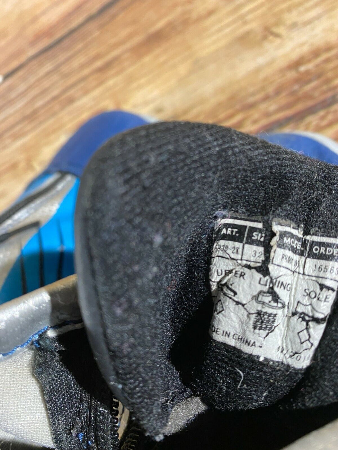 Alpina Frost Kids Nordic Cross Country Ski Boots Size EU32 US1.5 for NNN A-194