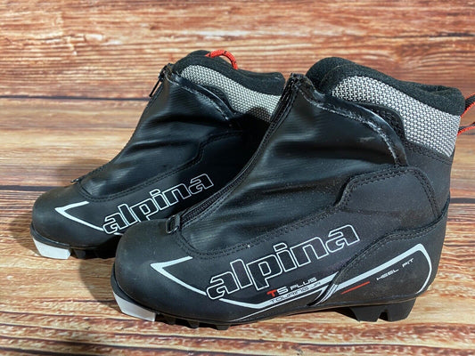 Alpina T5Plus Cross Country Ski Boots Classic NNN EU 32 US 1.5 Kids 205mm A-1119