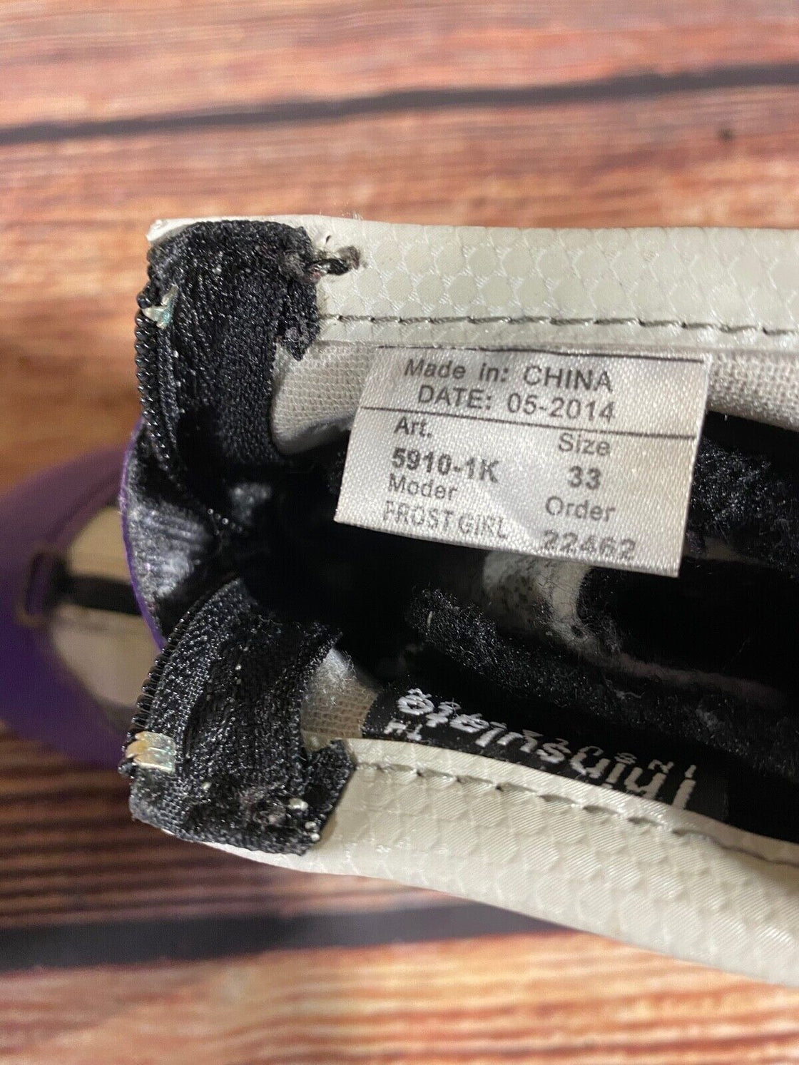 Alpina Frost Nordic Cross Country Ski Boots Kids Size EU33 US2 NNN A-1109