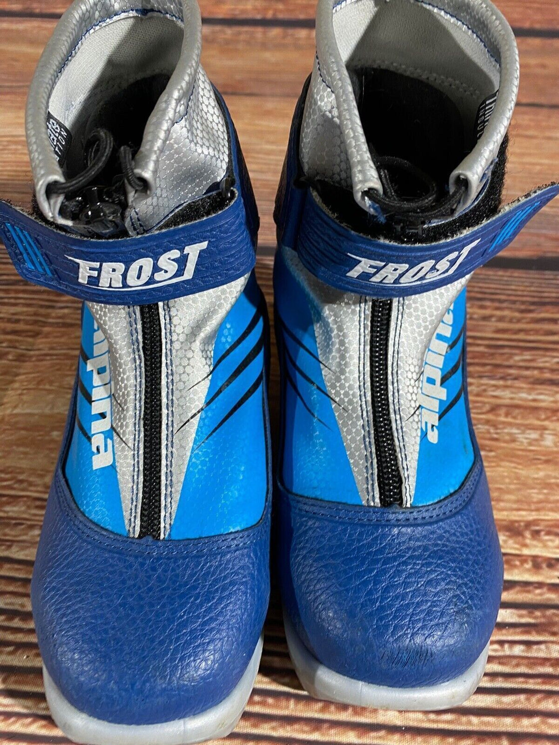 Alpina Frost Nordic Cross Country Ski Boots Kids Size EU34 US3 NNN A-1052