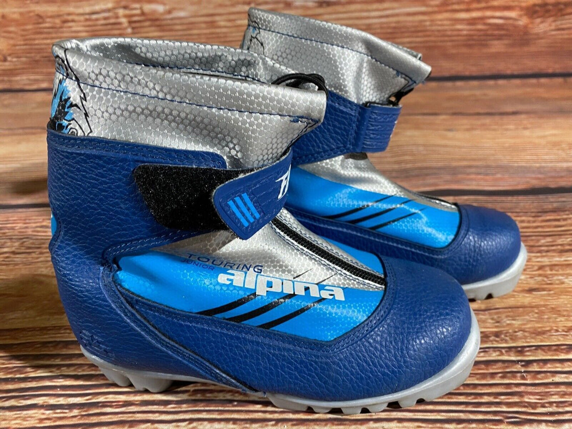 Alpina Frost Nordic Cross Country Ski Boots Kids Size EU34 US3 NNN A-1052