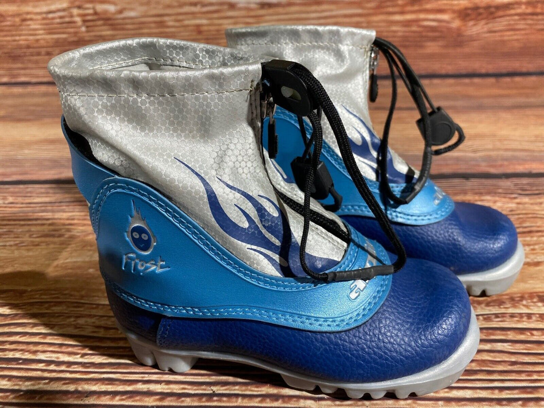 Alpina Frost Kids Nordic Cross Country Ski Boots Size EU27 US9.5 NNN A-1115