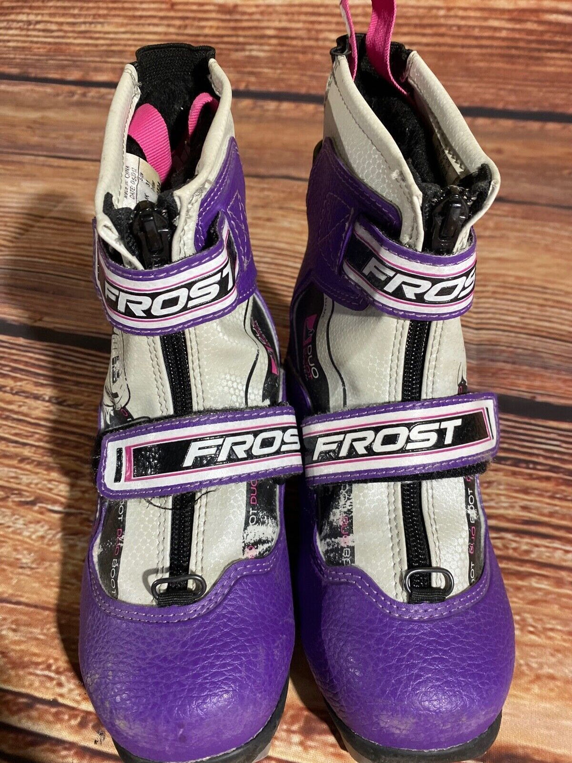 Alpina Frost Kids Nordic Cross Country Ski Boots Size EU31 US125 NNN A-1111