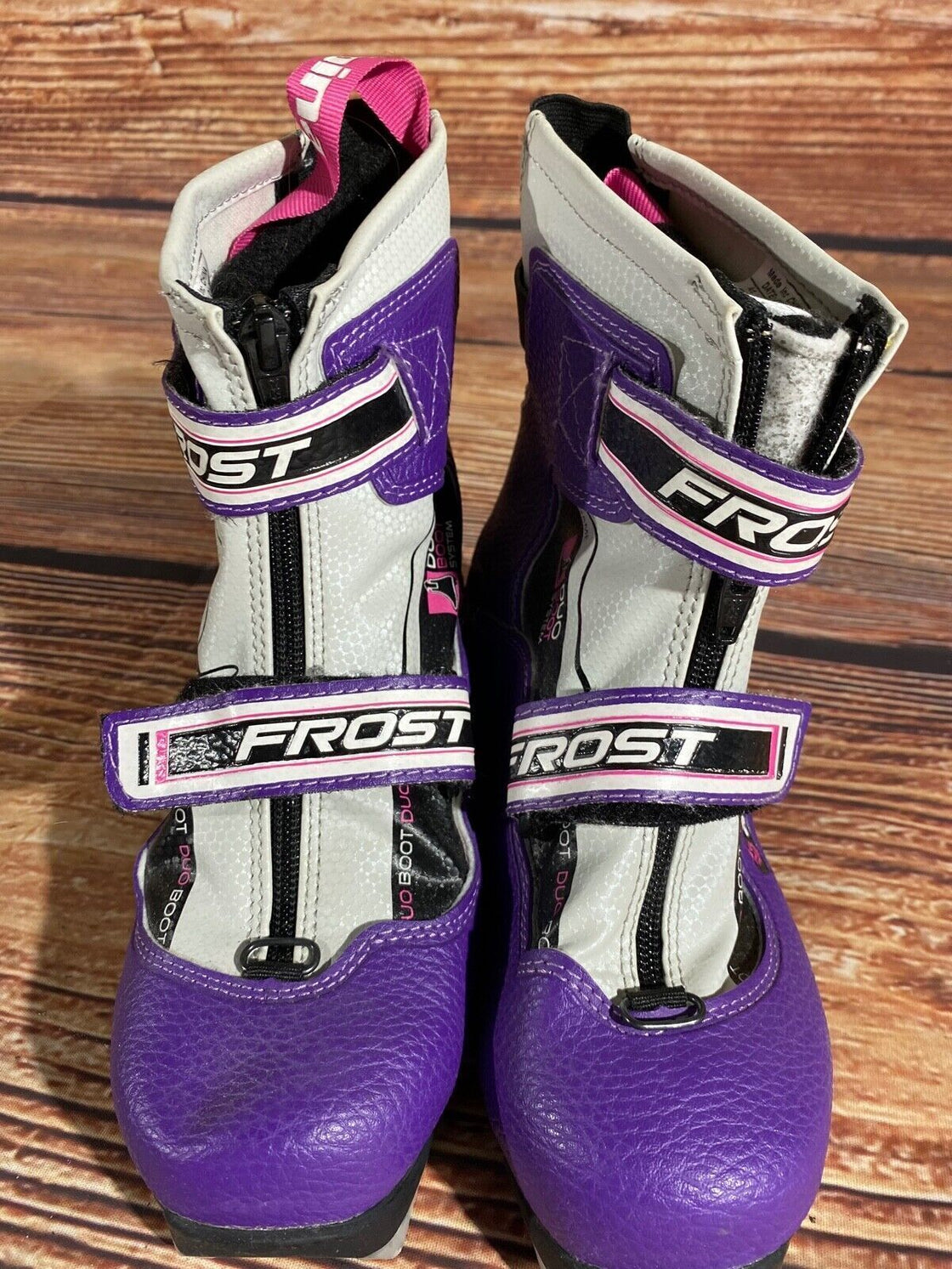 Alpina Frost Nordic Cross Country Ski Boots Kids Size EU34 US3 NNN A-1037