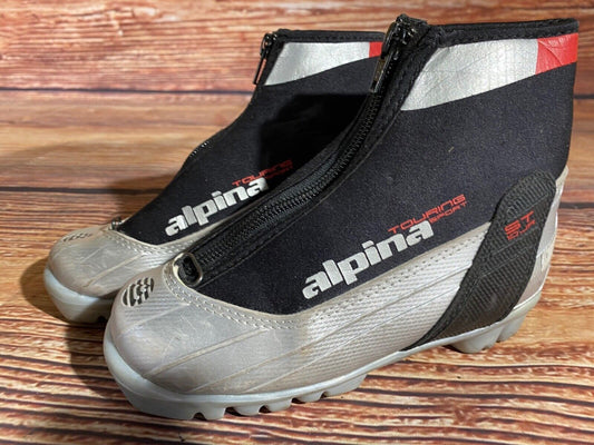 Alpina ST10jr Cross Country Ski Boots Classic NNN EU 31 US 13 Kids 205mm A-1087