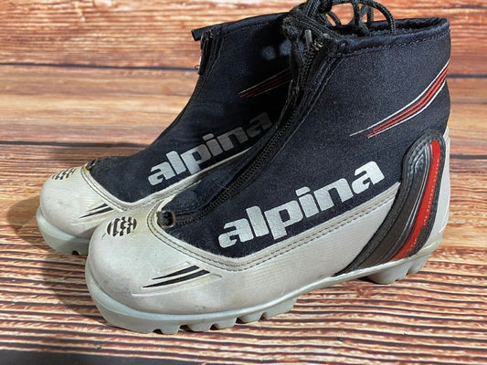 Alpina ST10jr Cross Country Ski Boots Classic NNN EU 33 US 2 Kids 220mm A-1147
