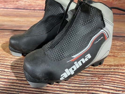 Alpina Touring Cross Country Ski Boots Classic NNN EU 29 US 11.5 Kids A-1090