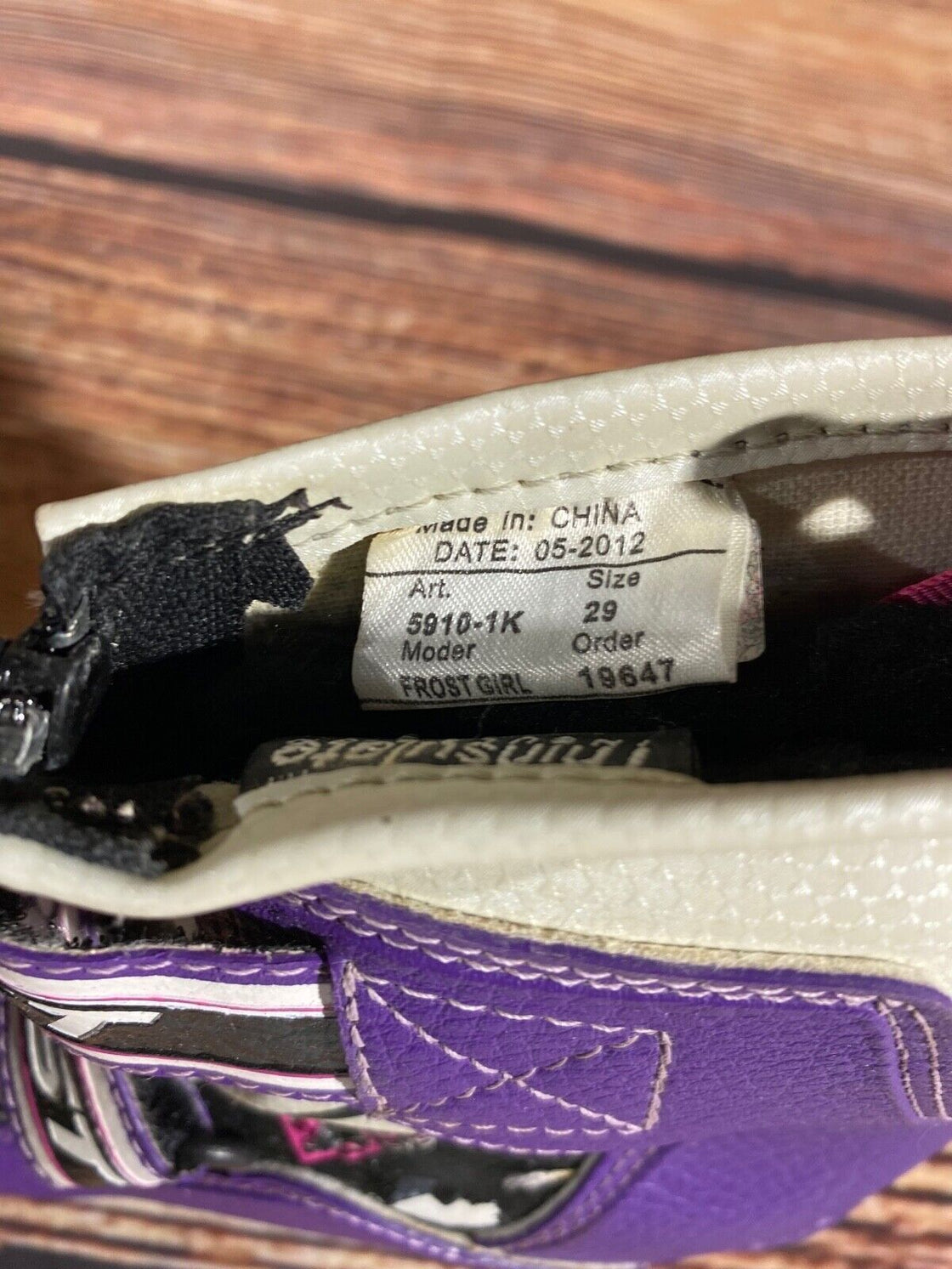 Alpina FrostNordic Cross Country Ski Boots Kids Size EU29 US11 NNN A-1049