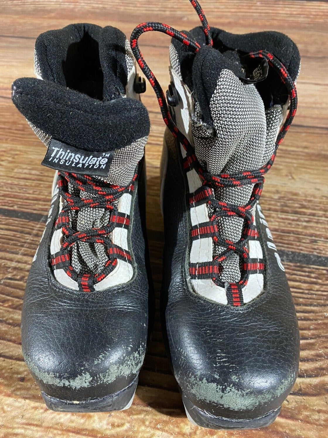 Alpina T5jr Kids Nordic Cross Country Ski Boots Size EU35 US3.5 for NNN A-924